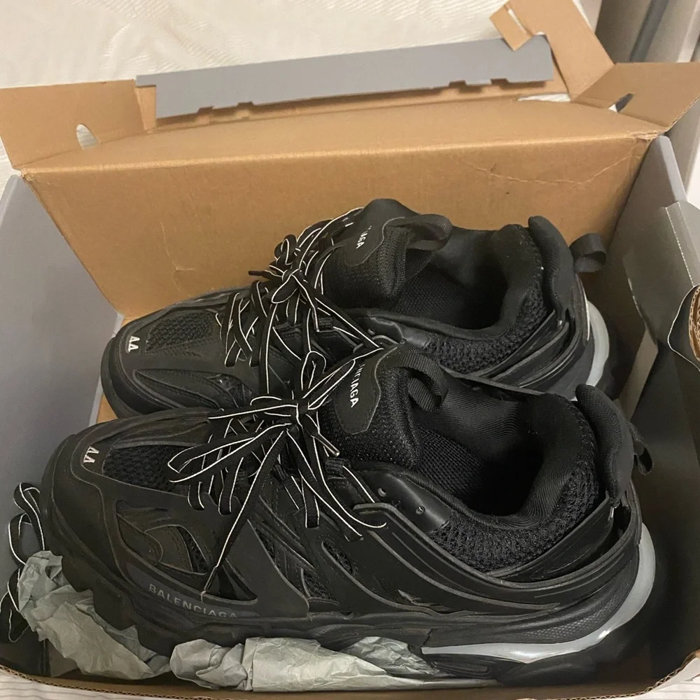 Balenciaga Track LED Sneaker ‘Black' Size 10 1/2 *USED* - Picture 3 of 7